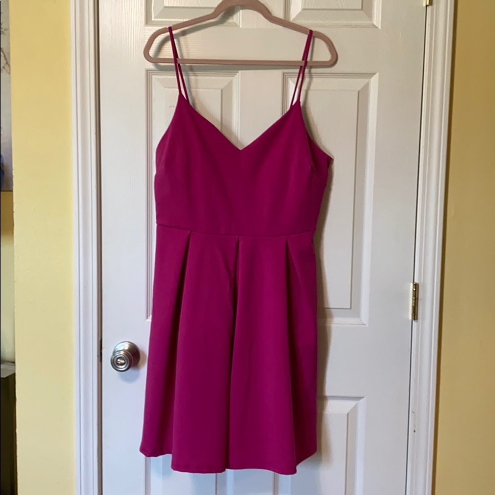 Fuchsia party dress
